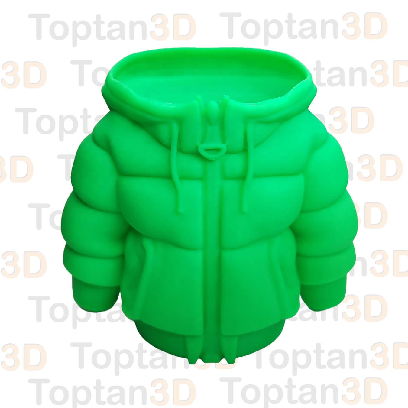 Mont Şekilli Masaüstü Kalemlik - Açık Yeşil